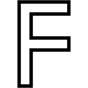 F icon