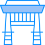 temple gate icon