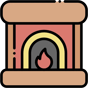 fireplace icon