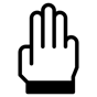 hand gesture icon
