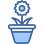 flower pot icon