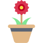 flower pot icon
