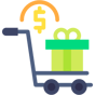 gift trolley icon