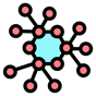 glucose molecule icon