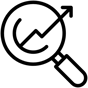 growth analysis icon