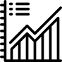 bar chart icon