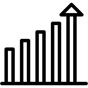 growth chart icon