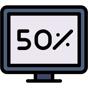 50% off icon