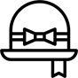 men's hat icon