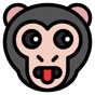 angry monkey icon