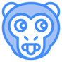 angry monkey icon