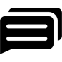 speech bubbles icon