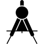 drawing instruments icon