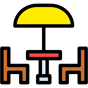 outdoor seating icon