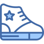 high-top sneakers icon