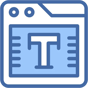 text icon