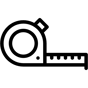 measuring tape icon