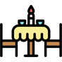 dinner table icon