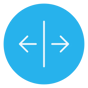 left and right arrows icon