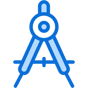 drawing instruments icon