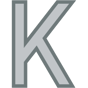 K icon