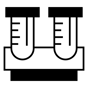 lab tubes icon