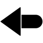 left arrow icon