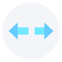 left arrow icon
