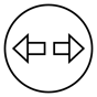 left arrow icon