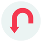 u-turn icon