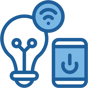 smart lighting icon