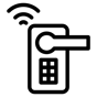 wireless door lock icon