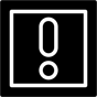 warning sign icon