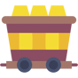mining cart icon