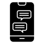 mobile messaging icon