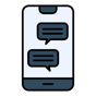 mobile messaging icon