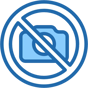 no camera icon