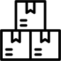 shipping boxes icon