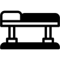 physiotherapy table icon