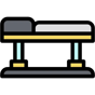 physiotherapy table icon