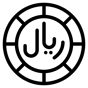 saudi riyal icon