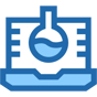 science experiment icon