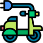 electric scooter icon