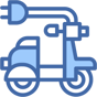 electric scooter icon