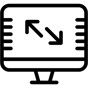 screen resolution icon