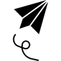 paper plane icon