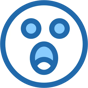 shocked emoji icon