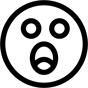 shocked emoji icon