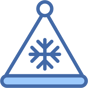 snowflake cap icon