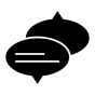 speech bubbles icon